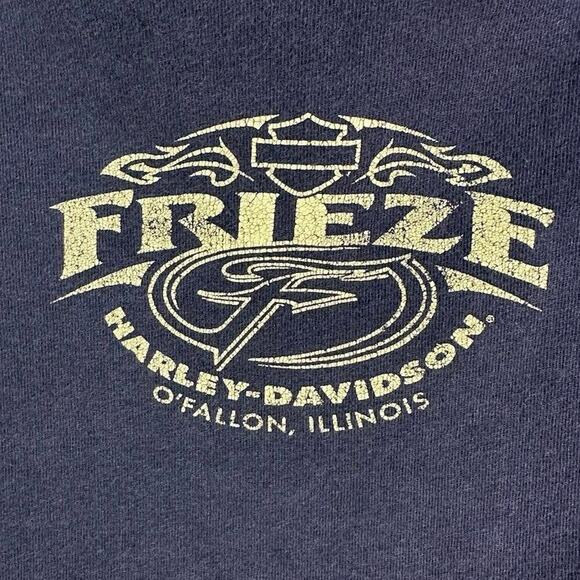 HARLEY-DAVIDSON Vintage Forever Silver Wings Motorcycle Tee Black M Short Sleeve - Picture 7 of 11